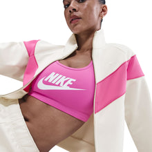 Load image into Gallery viewer, Nike Womens Sportswear Windrunner Knit Jacket - Sail/Playful Pink