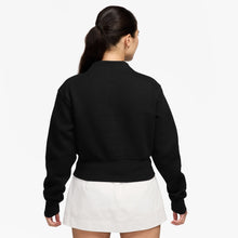Load image into Gallery viewer, Nike Womens Sportswear Tech Cropped Top - Black