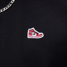 Load image into Gallery viewer, Air Jordan Mens Sneaker Patch Tee - Black