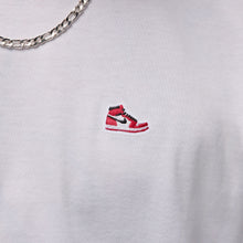 Load image into Gallery viewer, Air Jordan Mens Sneaker Patch Tee - White