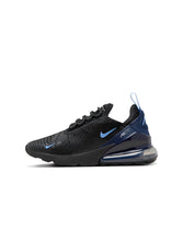 Load image into Gallery viewer, Nike Big Kids Air Max 270 - Black/Royal Pulse