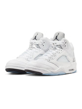 Load image into Gallery viewer, Air Jordan Mens 5 Retro - White Metallic