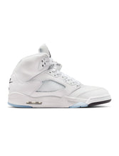 Load image into Gallery viewer, Air Jordan Mens 5 Retro - White Metallic