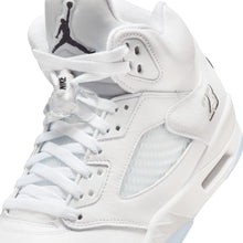 Load image into Gallery viewer, Air Jordan Mens 5 Retro - White Metallic
