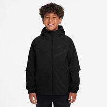 Load image into Gallery viewer, Nike Boys Tech Windrunner Jacket - Black