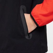 Load image into Gallery viewer, Nike Boys Tech Fleece Hoodie - Black/Light Crimson