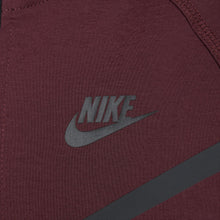Load image into Gallery viewer, Nike Boys Tech Fleece Hoodie - Burgundy Crush/Black