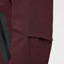 Load image into Gallery viewer, Nike Boys Tech Fleece Hoodie - Burgundy Crush/Black
