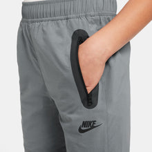 Load image into Gallery viewer, Nike Big Kids Tech Woven Pants - Smoke Grey