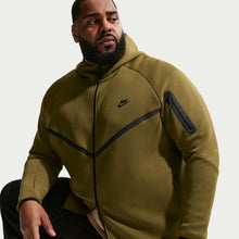 Load image into Gallery viewer, Nike Mens Tech Fleece Windrunner Jacket - Olive Flak