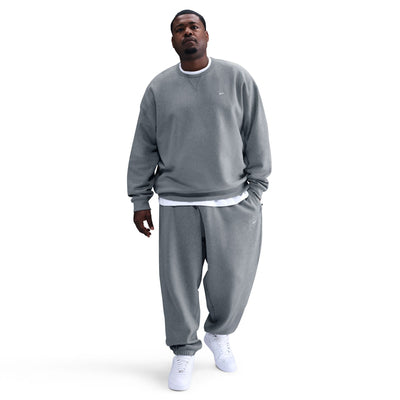 Nike Mens Heavyweight Solo Swoosh Crewneck - Dark Grey