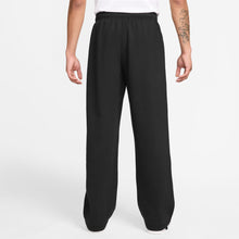 Load image into Gallery viewer, Nike Mens Solo Swoosh Open Hem Sweatpants - Black