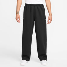 Load image into Gallery viewer, Nike Mens Solo Swoosh Open Hem Sweatpants - Black