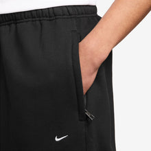 Load image into Gallery viewer, Nike Mens Solo Swoosh Open Hem Sweatpants - Black