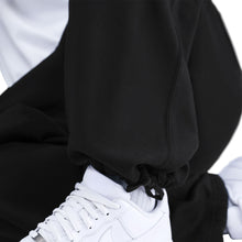 Load image into Gallery viewer, Nike Mens Solo Swoosh Open Hem Sweatpants - Black