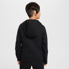 Load image into Gallery viewer, Nike Big Kids Tech Fleece Hoodie - Black