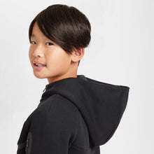 Load image into Gallery viewer, Nike Big Kids Tech Fleece Hoodie - Black