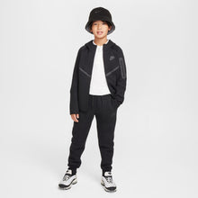 Load image into Gallery viewer, Nike Big Kids Tech Fleece Hoodie - Black