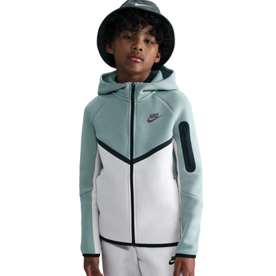 Nike Big Kids Sportswear Tech Fleece Hoodie - Dusty Sage