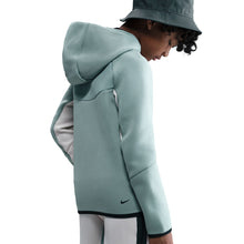 Load image into Gallery viewer, Nike Big Kids Sportswear Tech Fleece Hoodie - Dusty Sage
