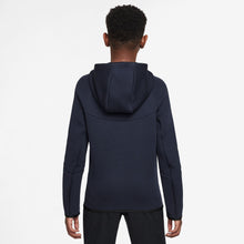 Load image into Gallery viewer, Nike Big Kids Sportswear Tech Fleece Hoodie - Obsidian