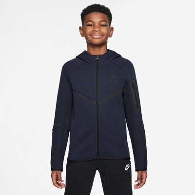 Nike Big Kids Sportswear Tech Fleece Hoodie - Obsidian