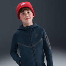 Load image into Gallery viewer, Nike Big Kids Sportswear Tech Fleece Hoodie - Obsidian