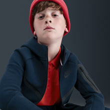 Load image into Gallery viewer, Nike Big Kids Sportswear Tech Fleece Hoodie - Obsidian