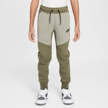 Load image into Gallery viewer, Nike Big Kids Tech Fleece Joggers - Medium Olive