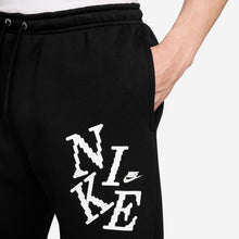 Load image into Gallery viewer, Nike Mens Cuffed Fleece Joggers - Black