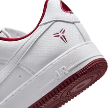Load image into Gallery viewer, Nike Mens Kobe Air Force 1 Low - White/Team Red
