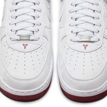 Load image into Gallery viewer, Nike Mens Kobe Air Force 1 Low - White/Team Red