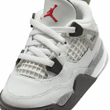 Load image into Gallery viewer, Air Jordan (TD) 4 Retro - White Cement
