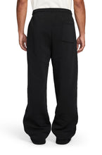 Load image into Gallery viewer, Air Jordan Mens Oversized Open-Hem Sweatpants -  Black