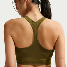 Load image into Gallery viewer, Nike Womens Pro Seamless Cropped Tank Top - Olive