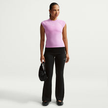 Load image into Gallery viewer, Nike Womens Chill Knit Tight Ribbed Pants - Black