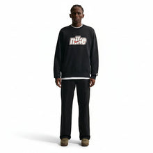 Load image into Gallery viewer, Nike Mens Sportswear Club French Terry Crewneck - Black/Sail