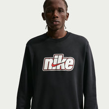 Load image into Gallery viewer, Nike Mens Sportswear Club French Terry Crewneck - Black/Sail