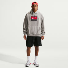 Load image into Gallery viewer, Nike Mens Solo Swoosh Hoodie - Grey/White