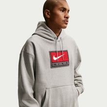 Load image into Gallery viewer, Nike Mens Solo Swoosh Hoodie - Grey/White