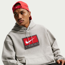 Load image into Gallery viewer, Nike Mens Solo Swoosh Hoodie - Grey/White