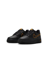 Load image into Gallery viewer, Nike Big Kids Air Force 1 - Black/Sundial
