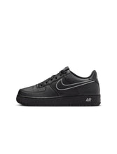 Load image into Gallery viewer, Nike Big Kids Air Force 1 - Black/Light Smoke Grey