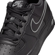 Load image into Gallery viewer, Nike Big Kids Air Force 1 - Black/Light Smoke Grey
