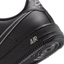 Load image into Gallery viewer, Nike Big Kids Air Force 1 - Black/Light Smoke Grey