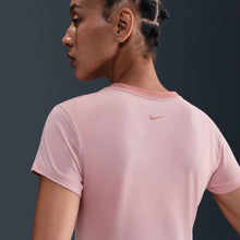 Load image into Gallery viewer, Nike Womens Sportswear Chill Cropped Knit Tee - Pink Glaze