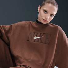 Load image into Gallery viewer, Nike Womens Sportswear Phoenix Fleece - Fauna Brown/Pale Ivory