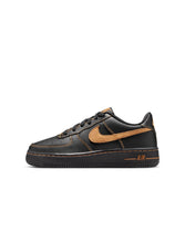 Load image into Gallery viewer, Nike Big Kids Air Force 1 Lv8 - Black/Desert Ochre