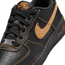 Load image into Gallery viewer, Nike Big Kids Air Force 1 Lv8 - Black/Desert Ochre