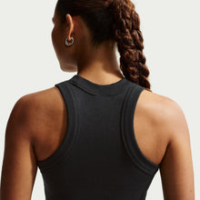 Load image into Gallery viewer, Nike Womens Chill Knit Tight Ribbed Tank Dress - Black